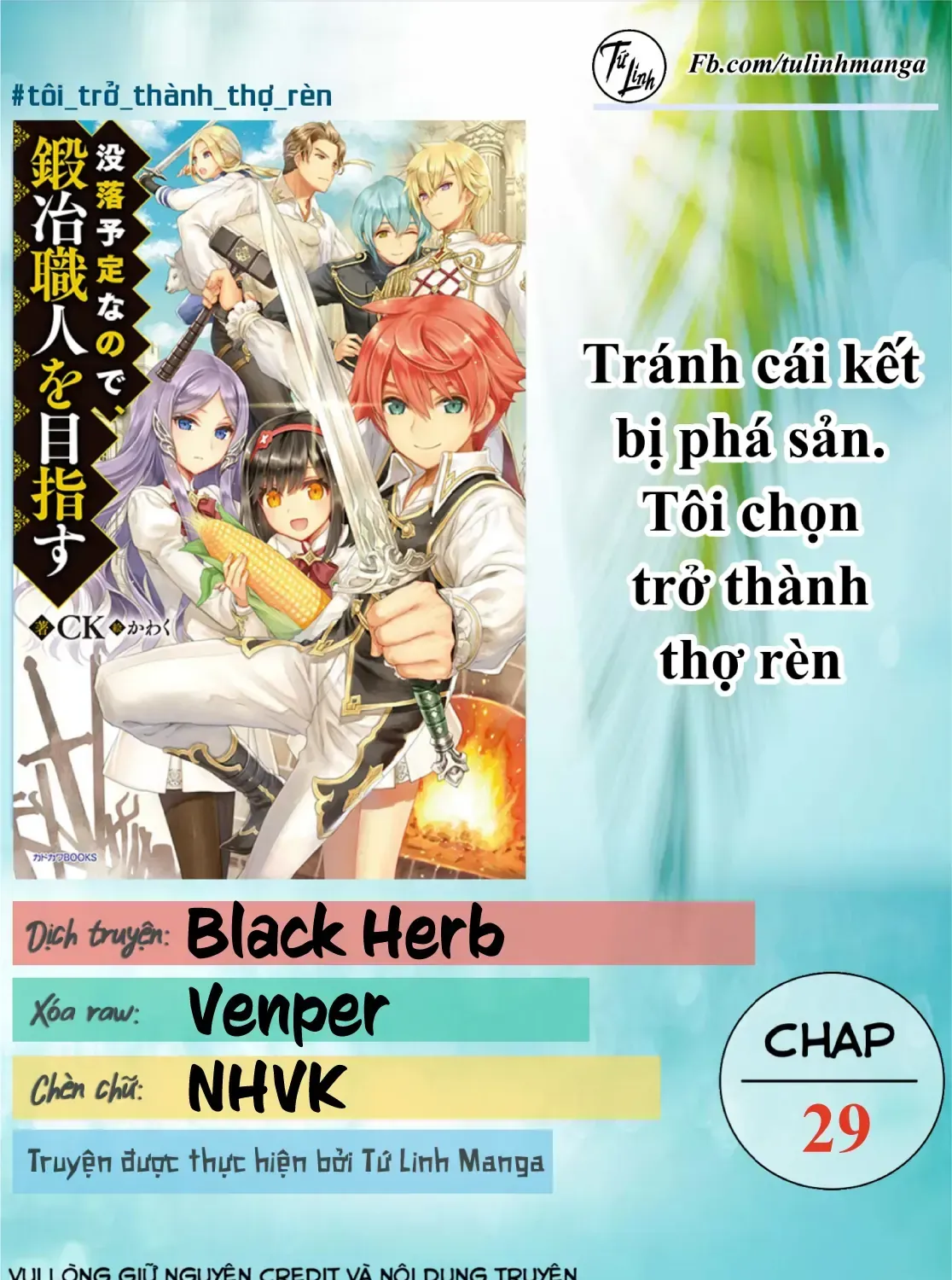 Tránh Cái Kết Bị Phá Sản, Tôi Chọn Trở Thành Thợ Rèn Chap 29 - Next Chap 30