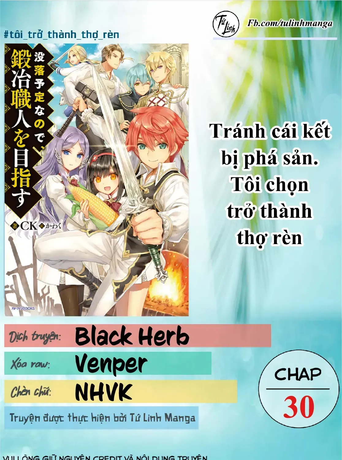 Tránh Cái Kết Bị Phá Sản, Tôi Chọn Trở Thành Thợ Rèn Chap 30 - Next Chap 31