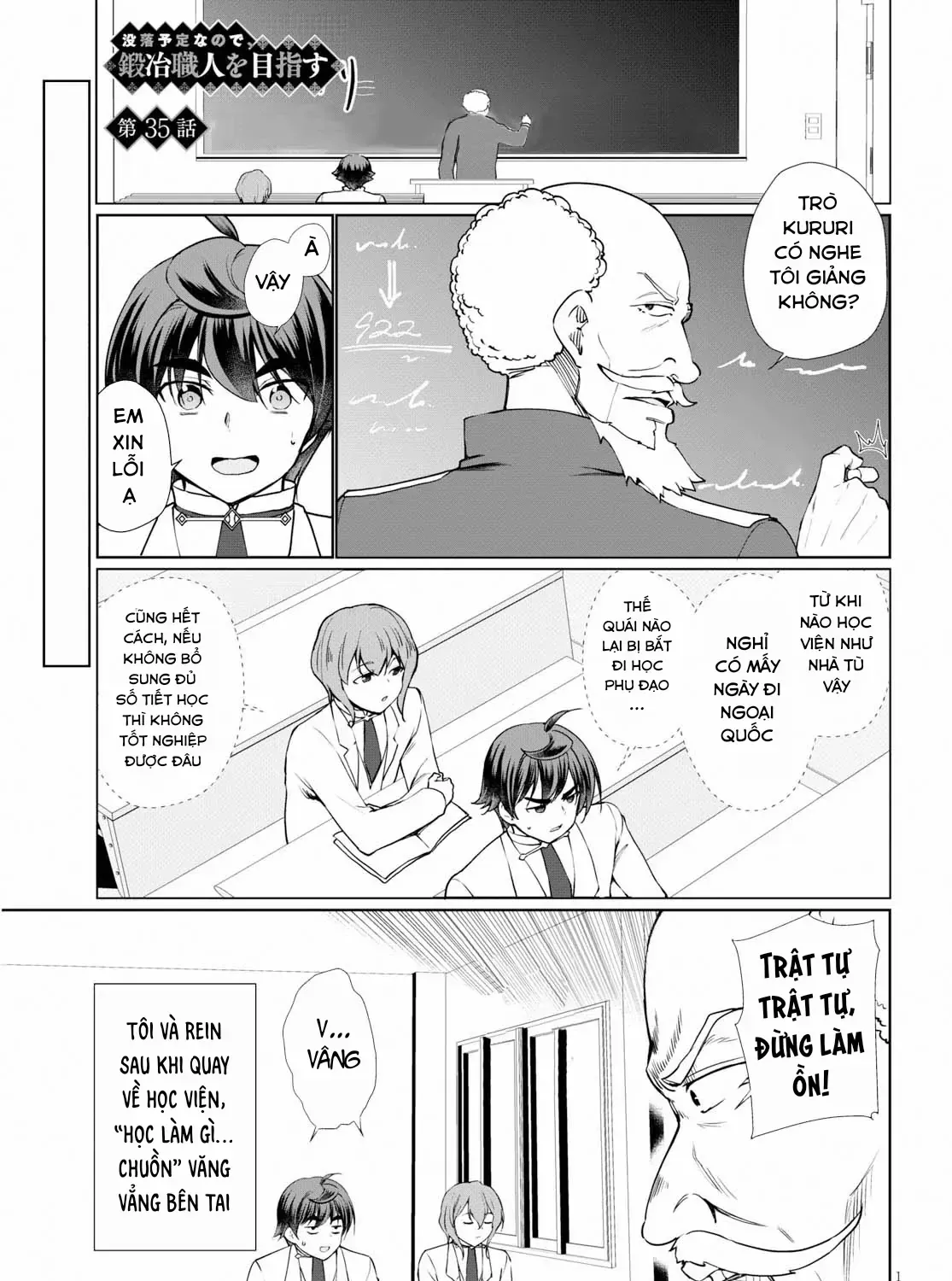 Tránh Cái Kết Bị Phá Sản, Tôi Chọn Trở Thành Thợ Rèn Chap 35 - Next Chap 36