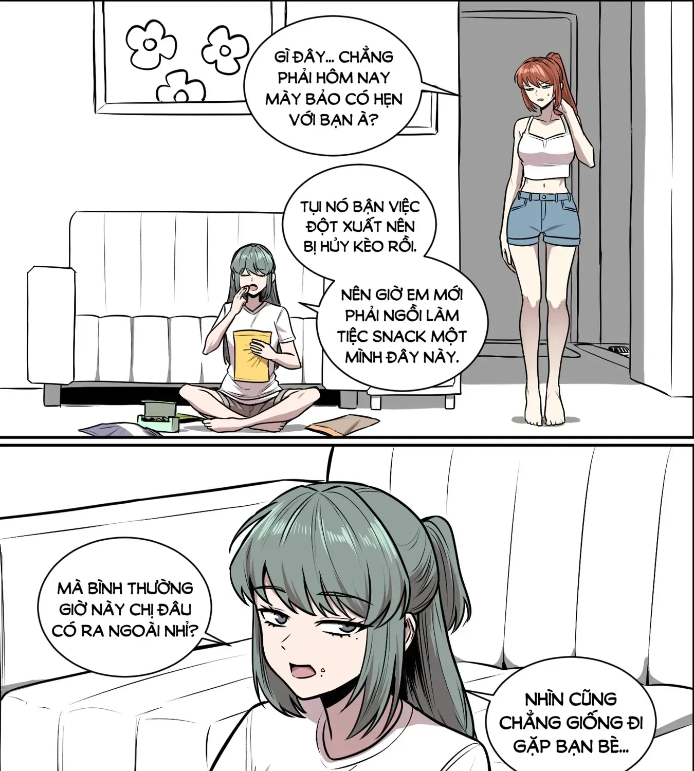 Trêu Ghẹo Chị Gái Nhà Bên Chap 13 - Next Chap 14