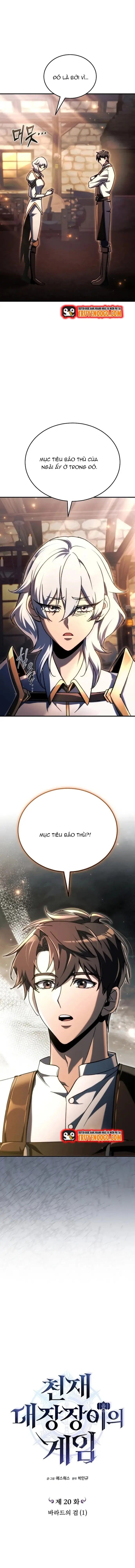 Trò Chơi Của Thợ Rèn Thiên Tài Chap 20 - Next Chap 21