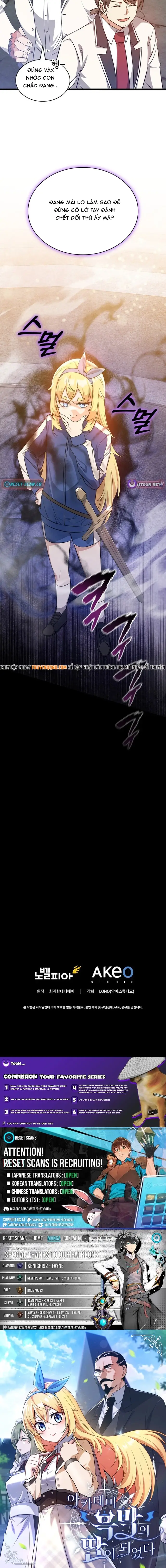 Trở Thành Con Gái Của Kẻ Phản Diện Trong Học Viện Chap 32 - Next Chap 33