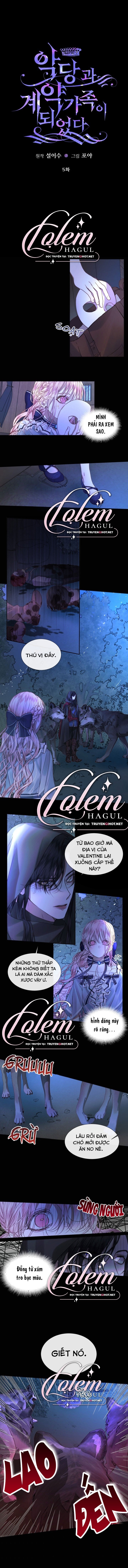 Trở Thành Gia Đình Của Kẻ Phản Diện Chap 5 - Next Chap 6