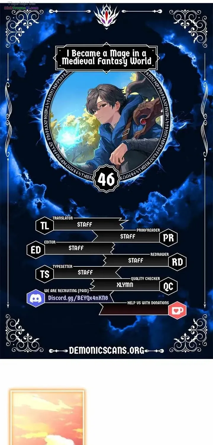 Trở Thành Pháp Sư Ở Thế Giới Giả Tưởng Thời Trung Cổ Chap 46 - Next Chap 47