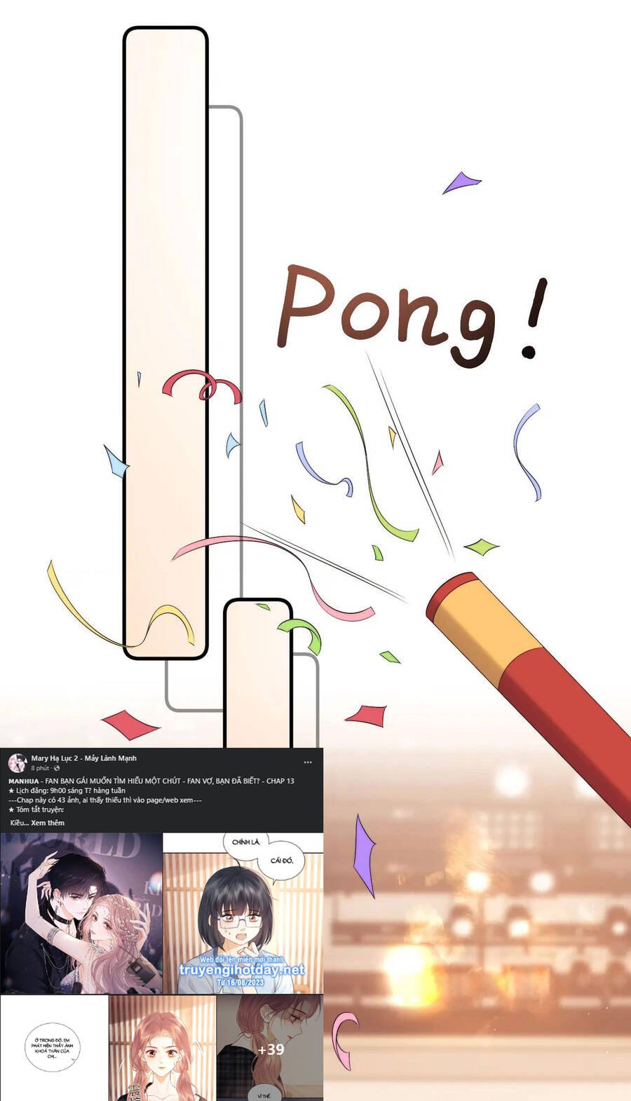 Trọng Sinh Trở Thành Fan" Vợ " Của Thần Tượng Chap 13.1 - Next Chap 14.1