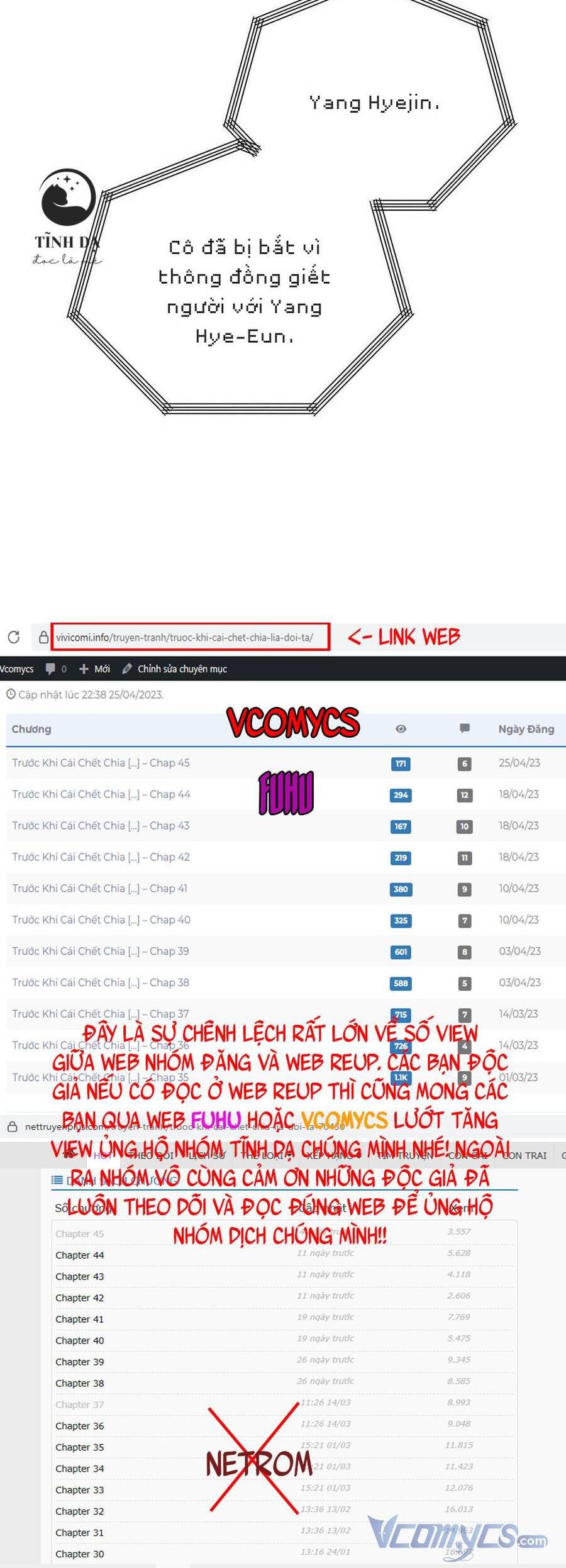 Trước Khi Cái Chết Chia Lìa Đôi Ta Chap 62 - Next Chap 63