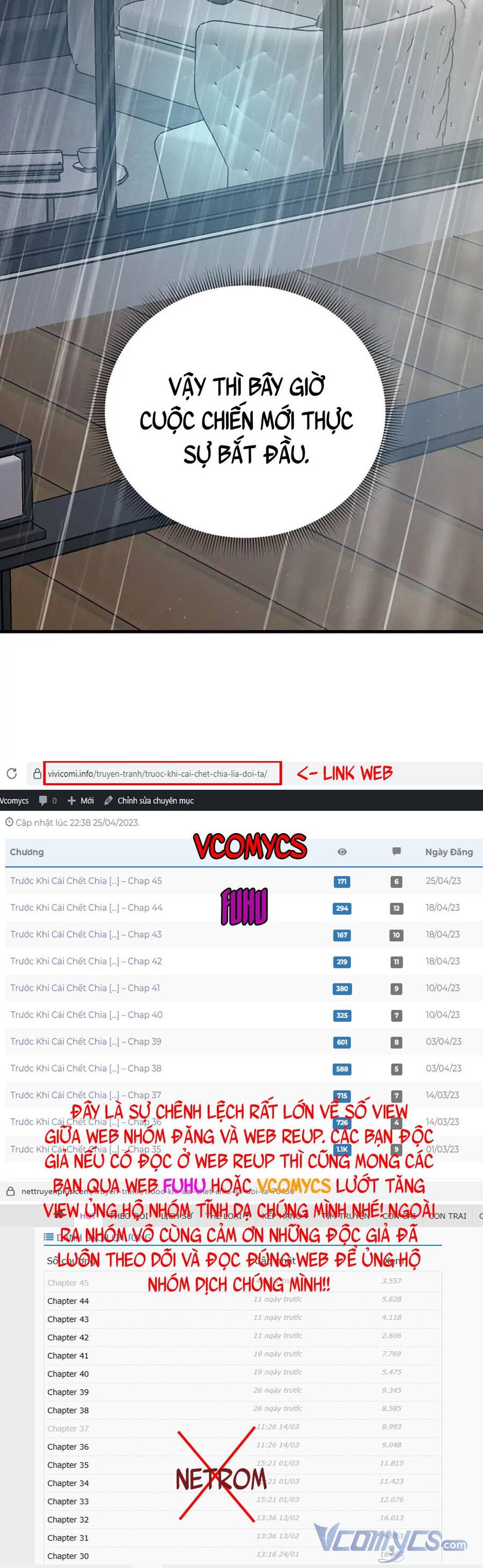 Trước Khi Cái Chết Chia Lìa Đôi Ta Chap 63 - Next Chap 64