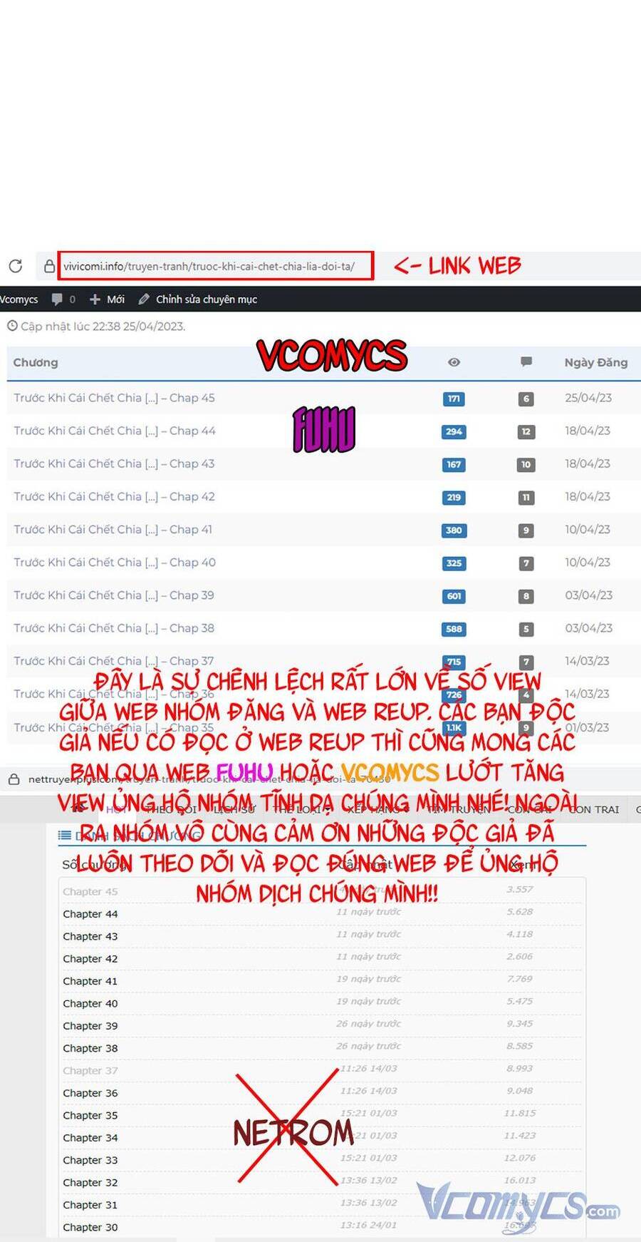 Trước Khi Cái Chết Chia Lìa Đôi Ta Chap 68 - Next Chap 69