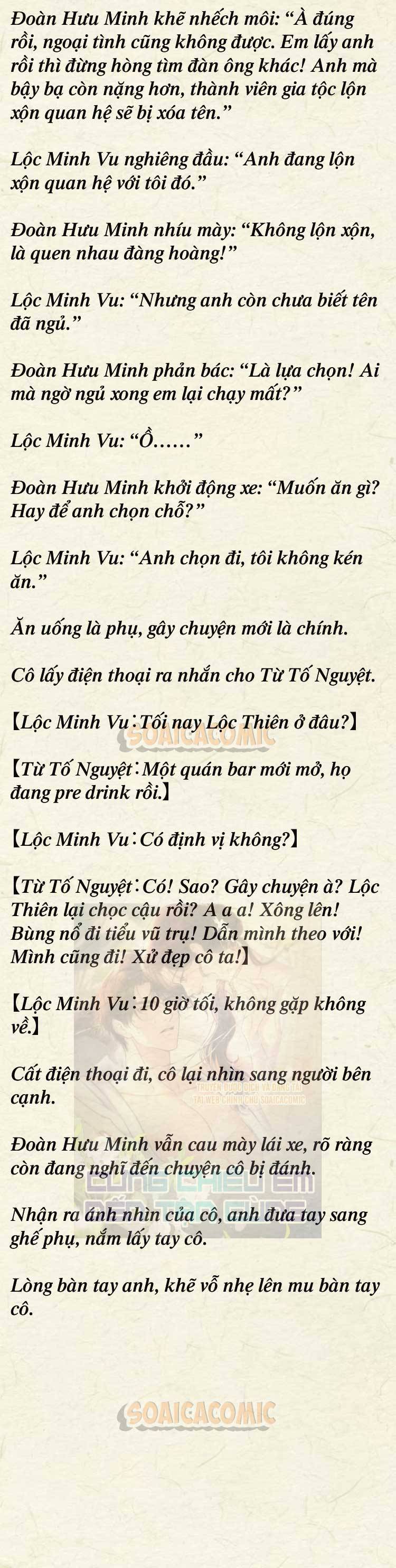 [TRUYỆN CHỮ] Cưng Chiều Em Đến Tận Cùng Chap 24 - Next Chap 25