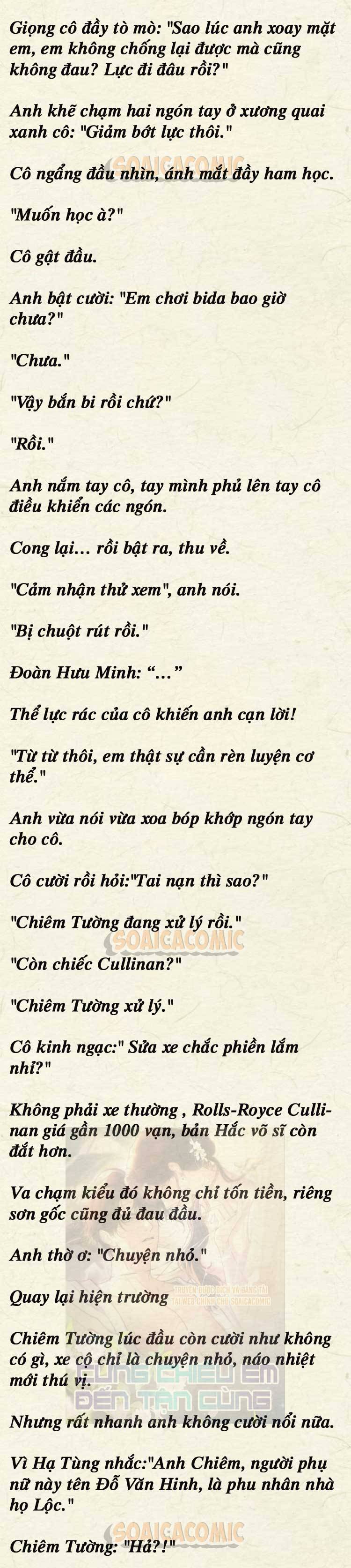 [TRUYỆN CHỮ] Cưng Chiều Em Đến Tận Cùng Chap 31 - Next Chap 32