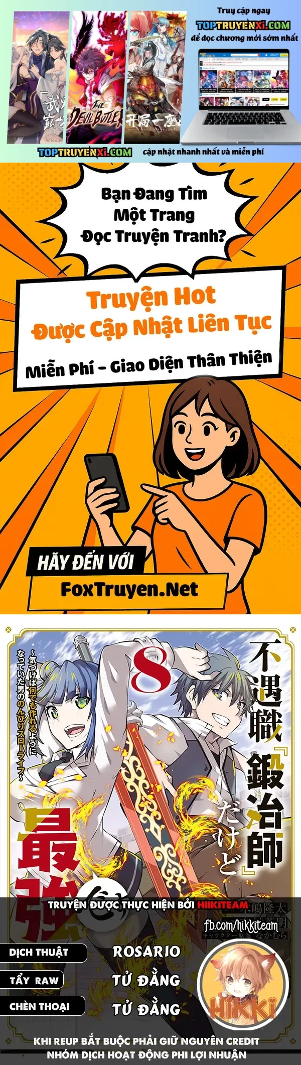 Từ Chức Nghiệp Yếu Nhất Trở Thành '' Thợ Rèn'' Mạnh Nhất Chap 127 - Next Chap 128