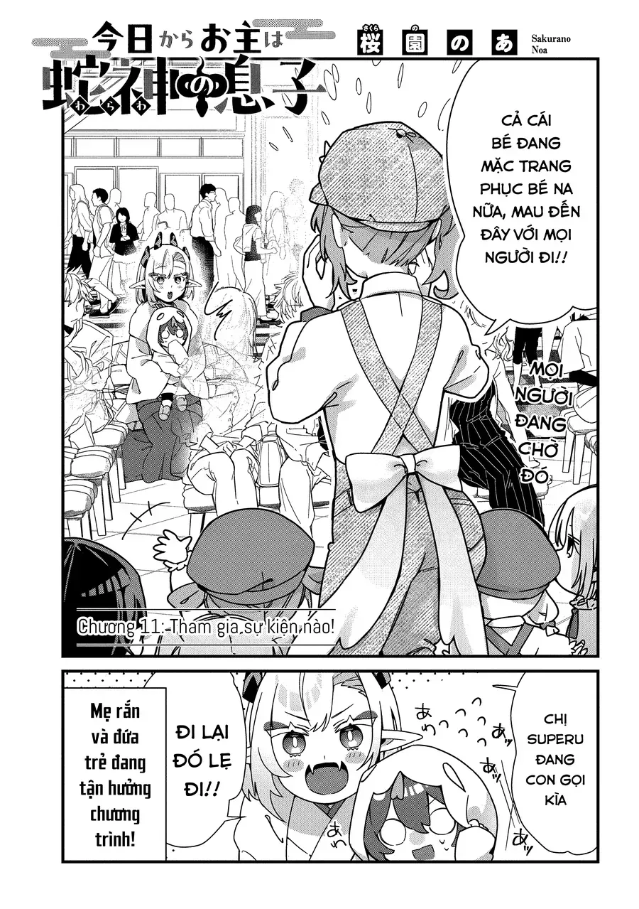 Từ Giờ Làm Con Của Thần Rắn Nhé Chap 11 - Next Chap 12