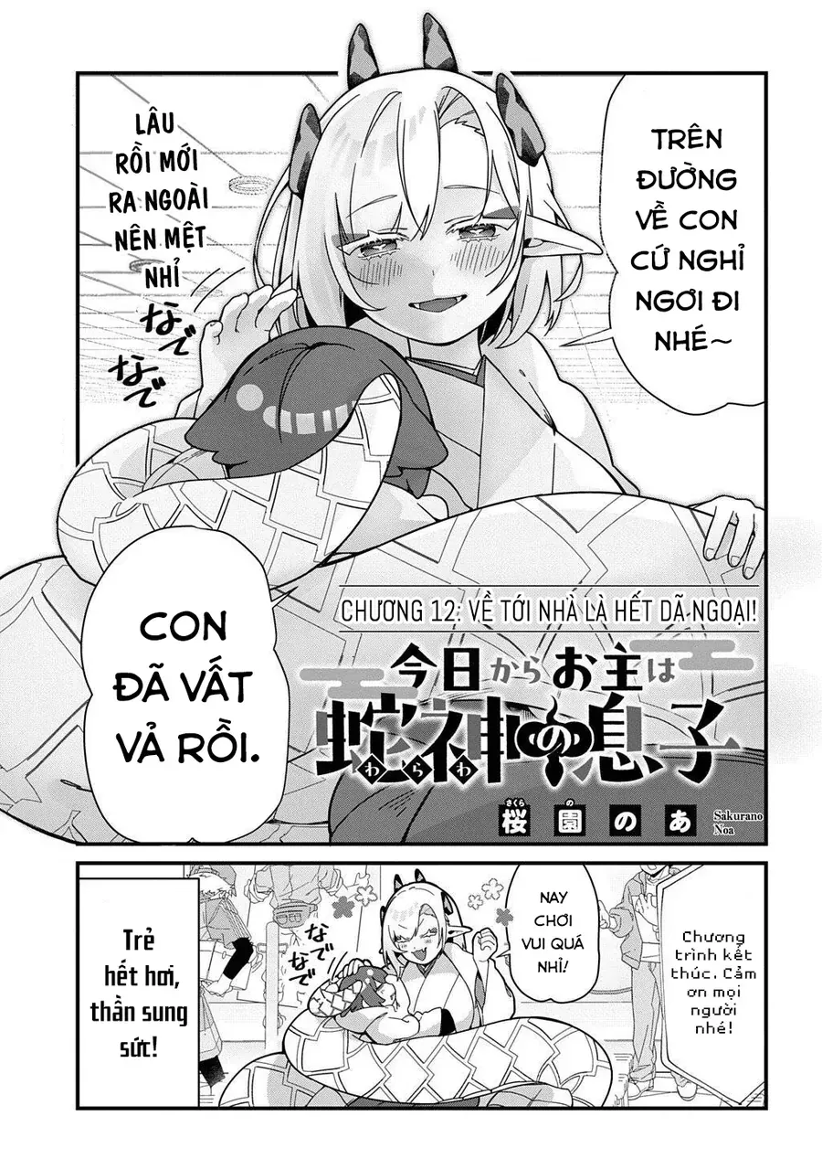 Từ Giờ Làm Con Của Thần Rắn Nhé Chap 12 - Next Chap 13