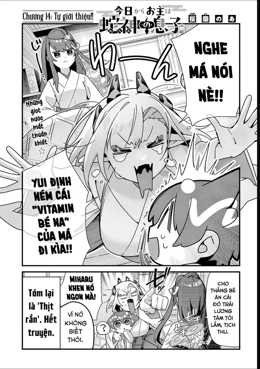 Từ Giờ Làm Con Của Thần Rắn Nhé Chap 14 - Next Chap 15