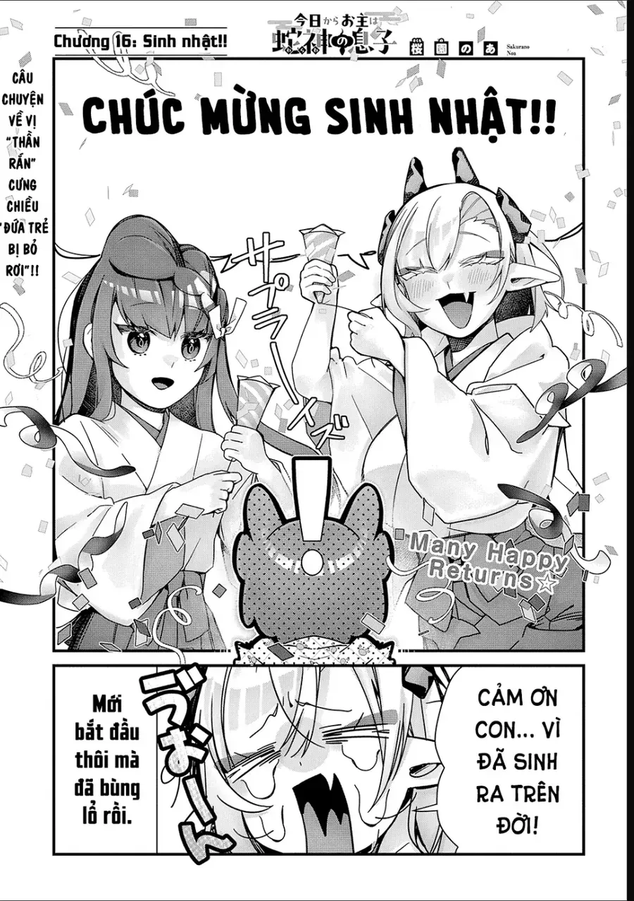 Từ Giờ Làm Con Của Thần Rắn Nhé Chap 16 - Next Chap 17
