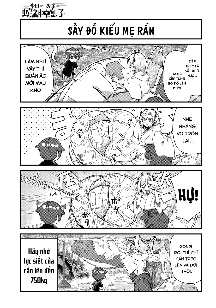 Từ Giờ Làm Con Của Thần Rắn Nhé Chap 9 - Next Chap 10