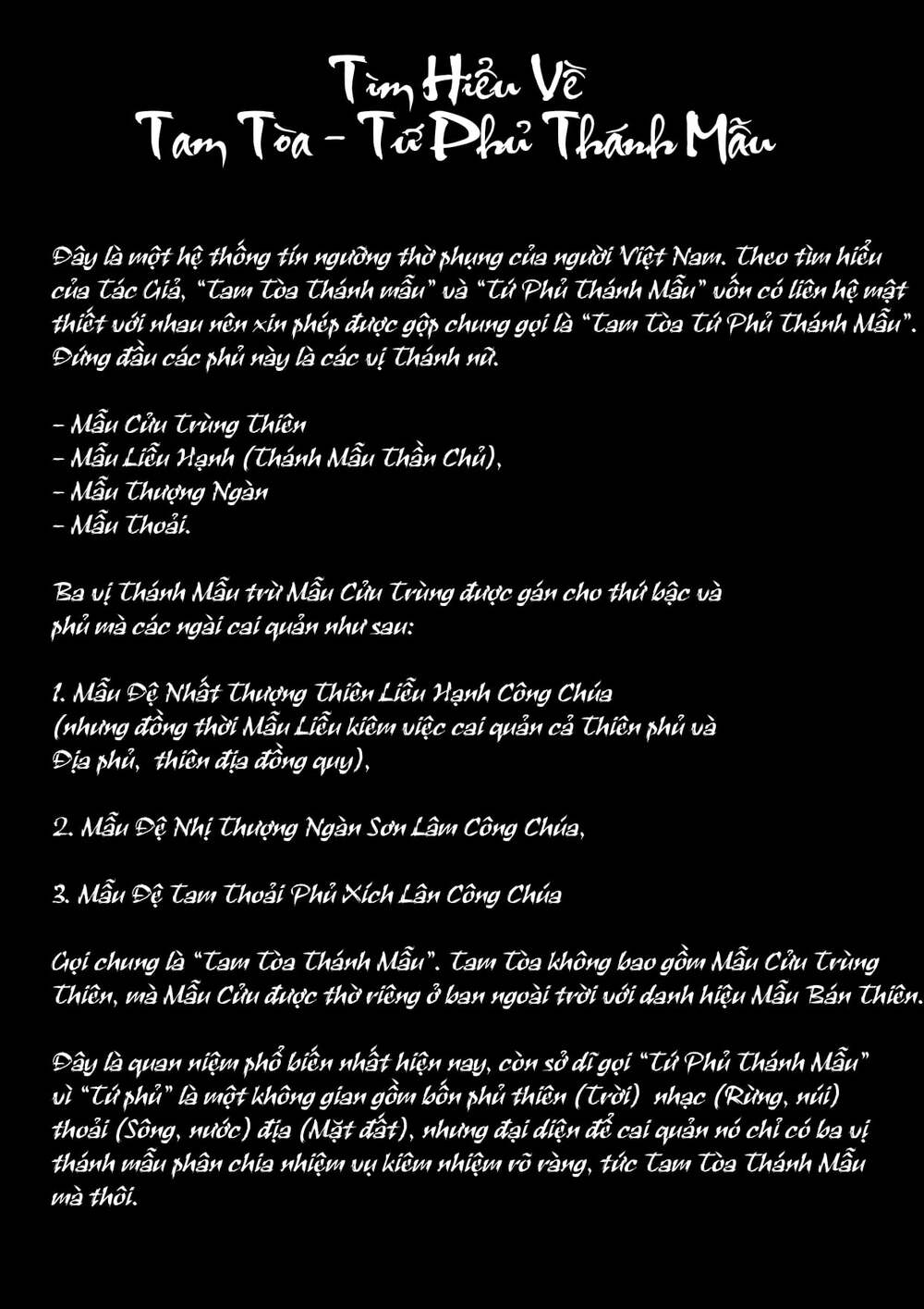 Tứ Phủ Xét Giả Chap 2 - Next Chap 3