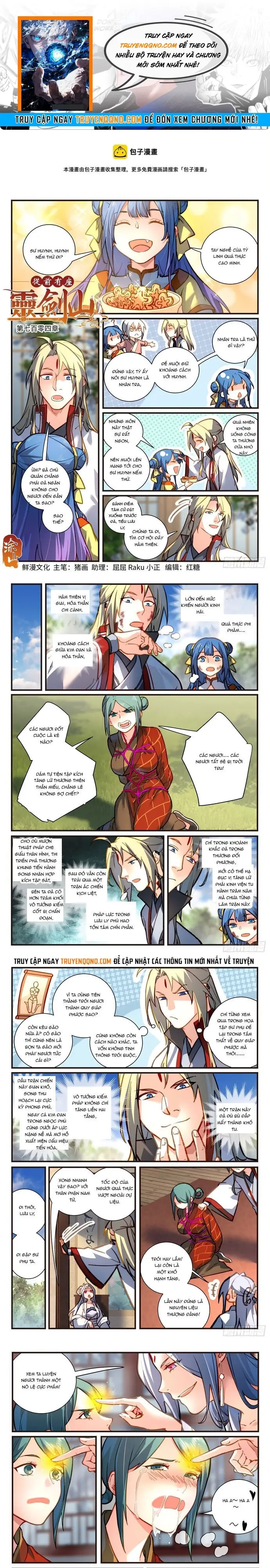 Tung Tiền Hữu Tọa Linh Kiếm Sơn Chap 704 - Next Chap 705