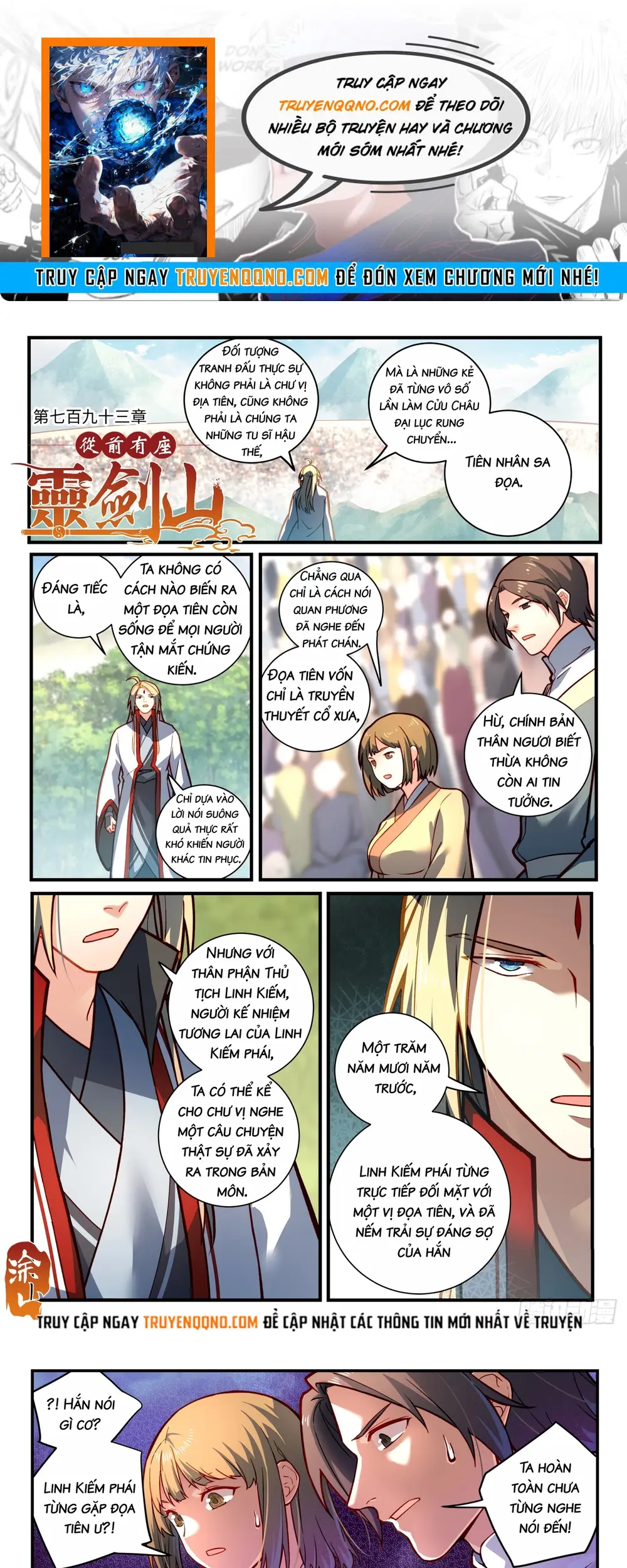 Tung Tiền Hữu Tọa Linh Kiếm Sơn Chap 792 - Next Chap 793