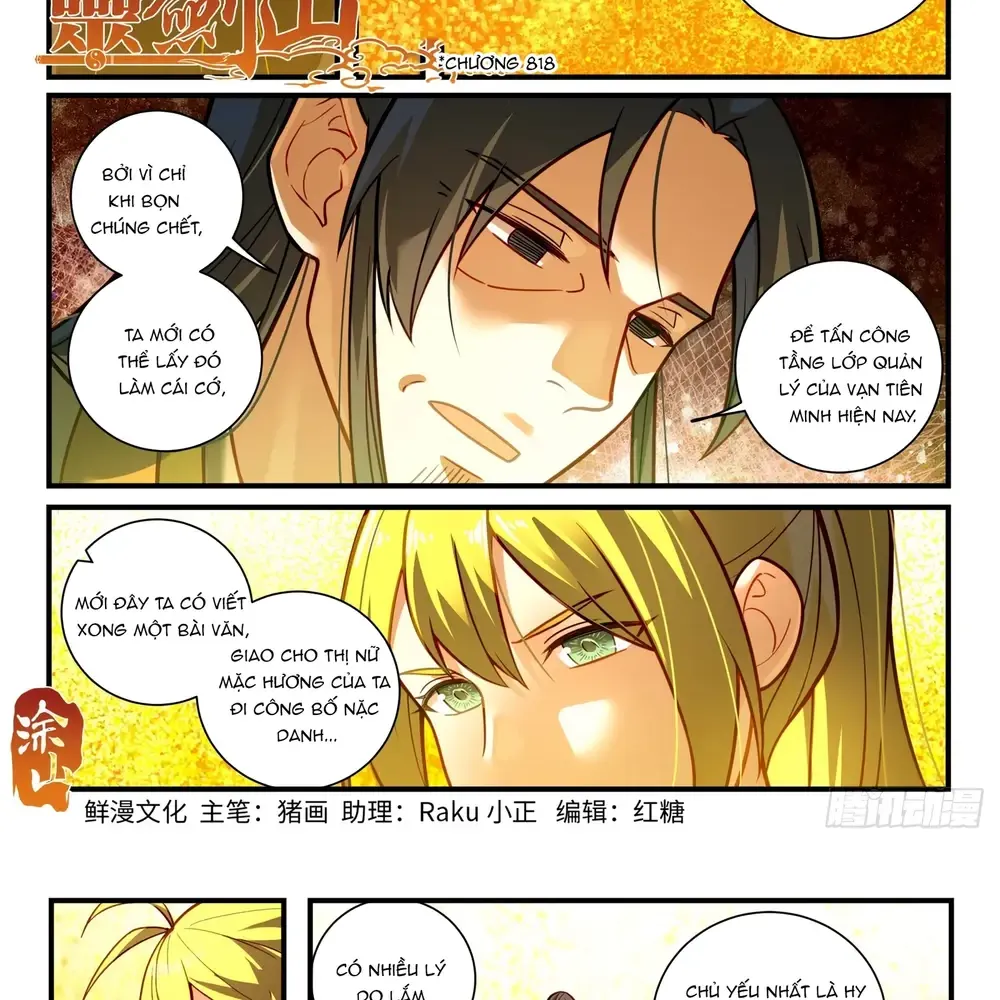 Tung Tiền Hữu Tọa Linh Kiếm Sơn Chap 817 - Next Chap 818