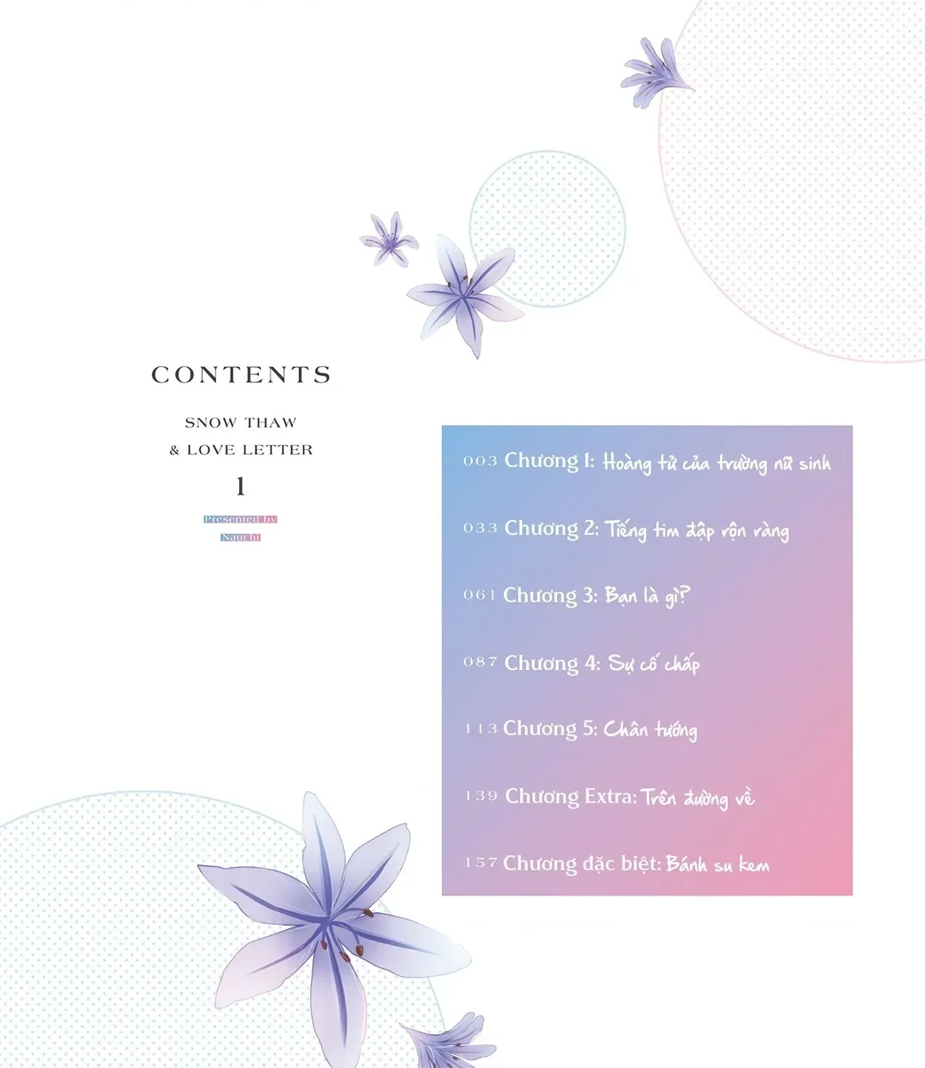 Tuyết Tan Và Hoa Agapanthus Chap 7 - Next Chap 8