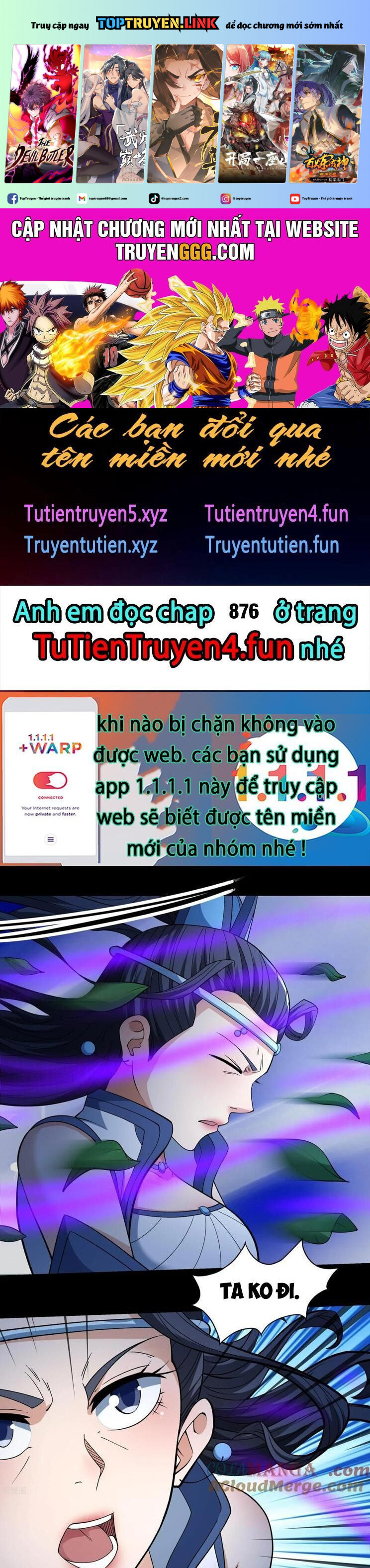 Tuyệt Thế Võ Thần Chap 875 - Next Chap 876