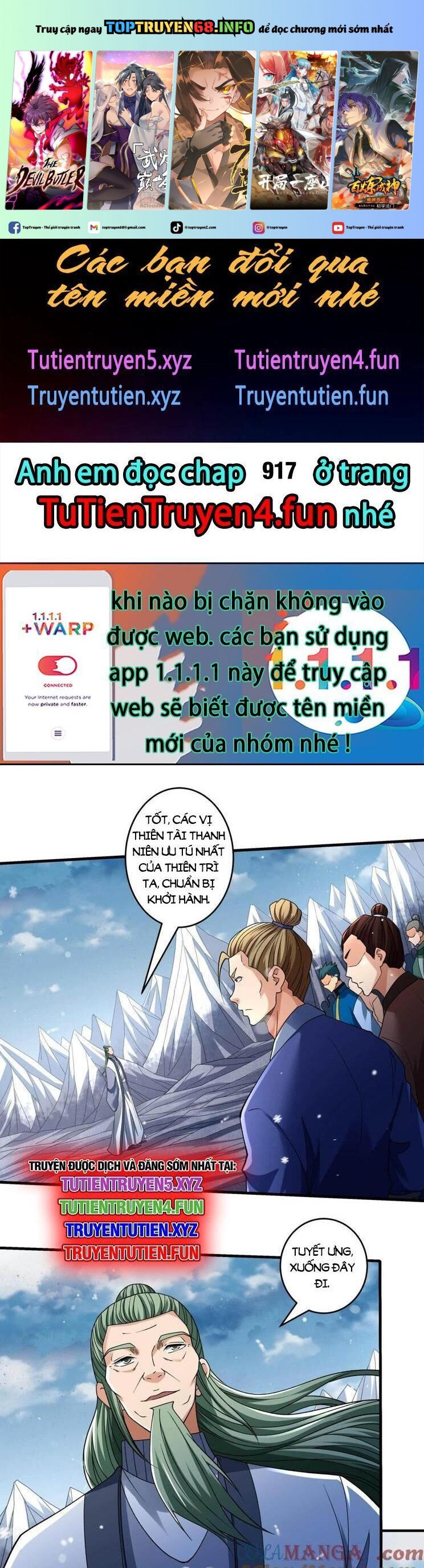Tuyệt Thế Võ Thần Chap 916 - Next Chap 917