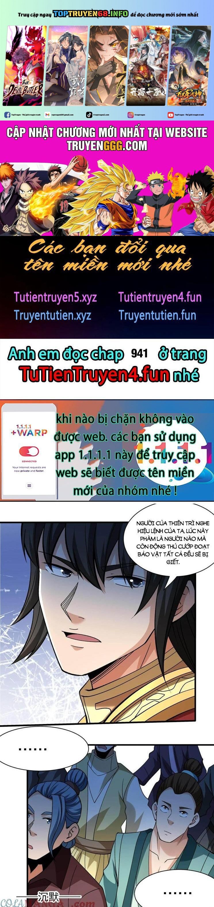 Tuyệt Thế Võ Thần Chap 940 - Next Chap 941