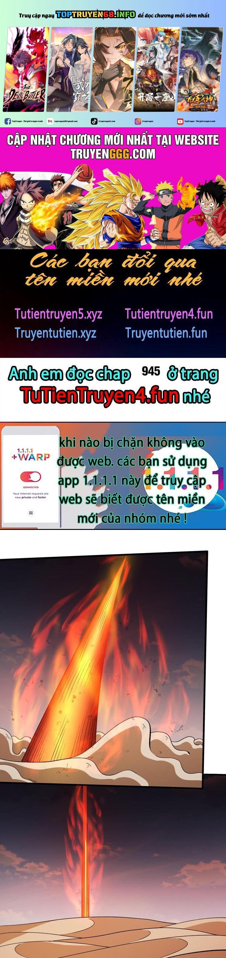Tuyệt Thế Võ Thần Chap 944 - Next Chap 945