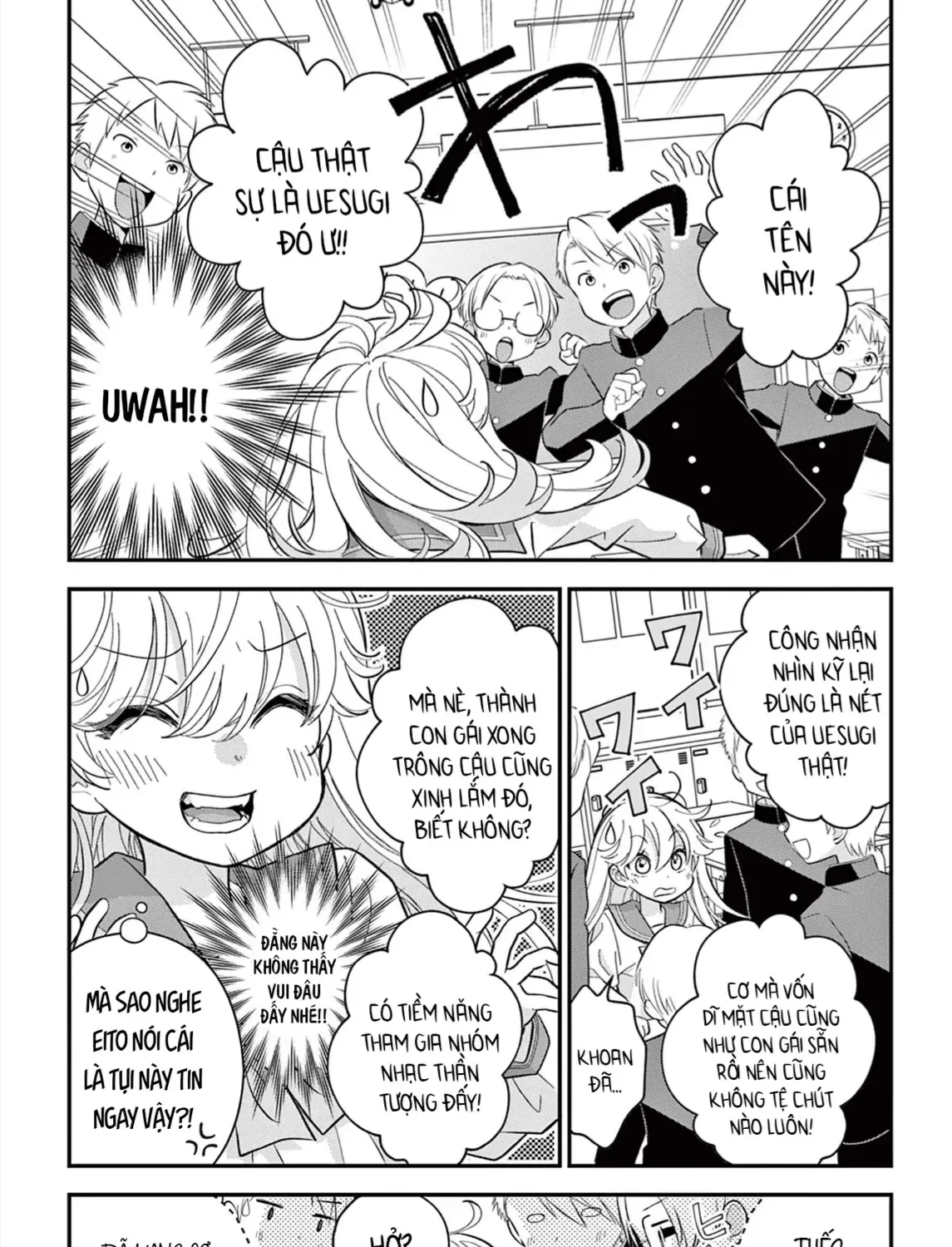 Uesugi-Kun Không Muốn Làm Con Gái Nữa Chap 4 - Next Chap 5