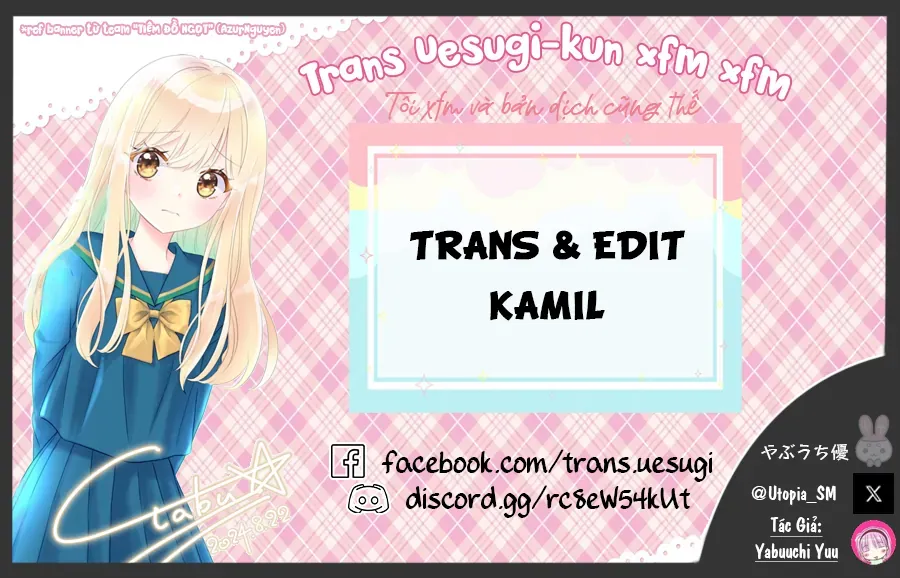 Uesugi-Kun Wa Onnanoko Wo Yametai Chap 14 - Next Chap 15