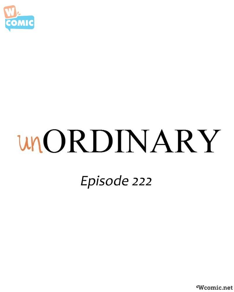 Unordinary Chap 222 - Next Chap 223
