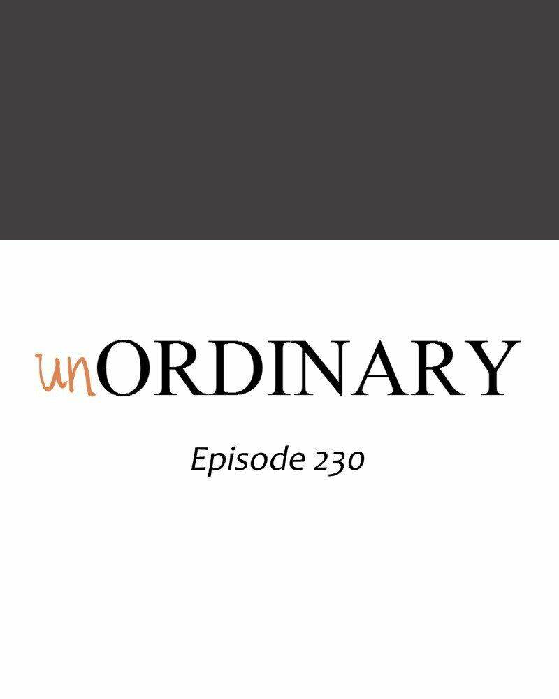 Unordinary Chap 230 - Next Chap 231