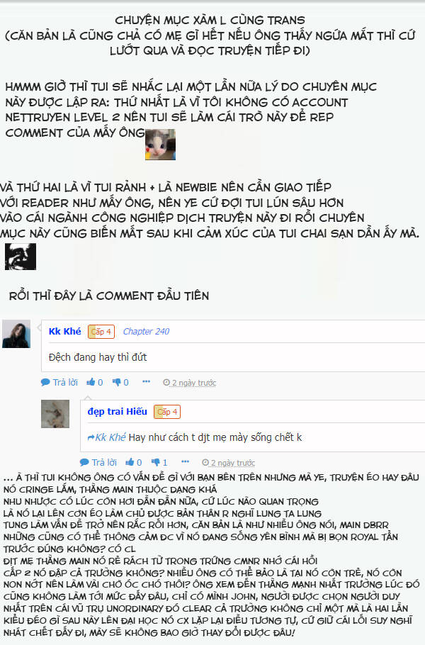 Unordinary Chap 241 - Next Chap 242