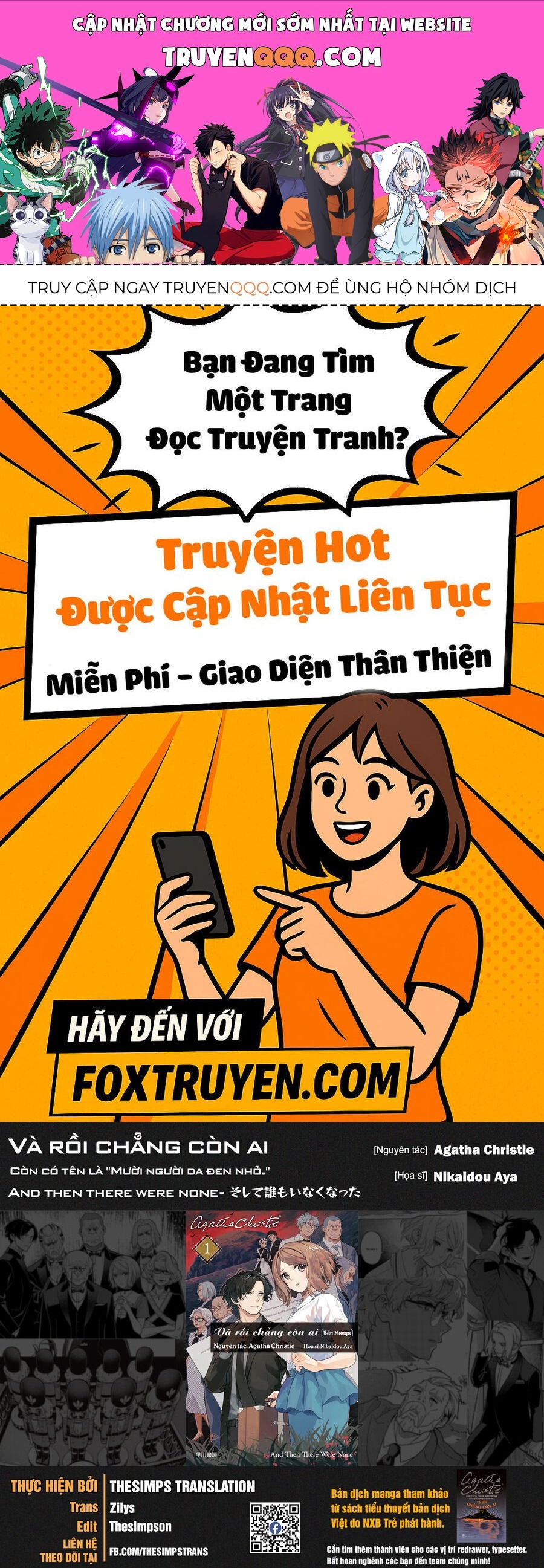 Và Rồi Chẳng Còn Ai Chap 7 - Next Chap 8