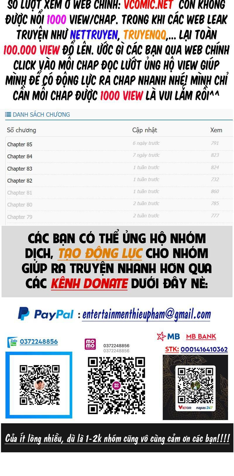 Vạn Cổ Chí Tôn Chap 174 - Next Chap 175
