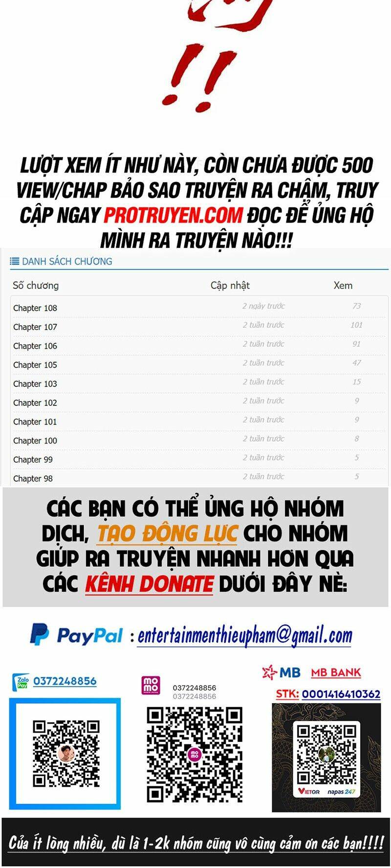 Vạn Cổ Chí Tôn Chap 208 - Next Chap 209