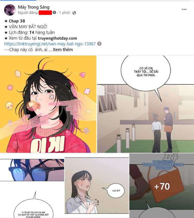 Vận May Không Ngờ Chap 38.1 - Next Chap 39.1