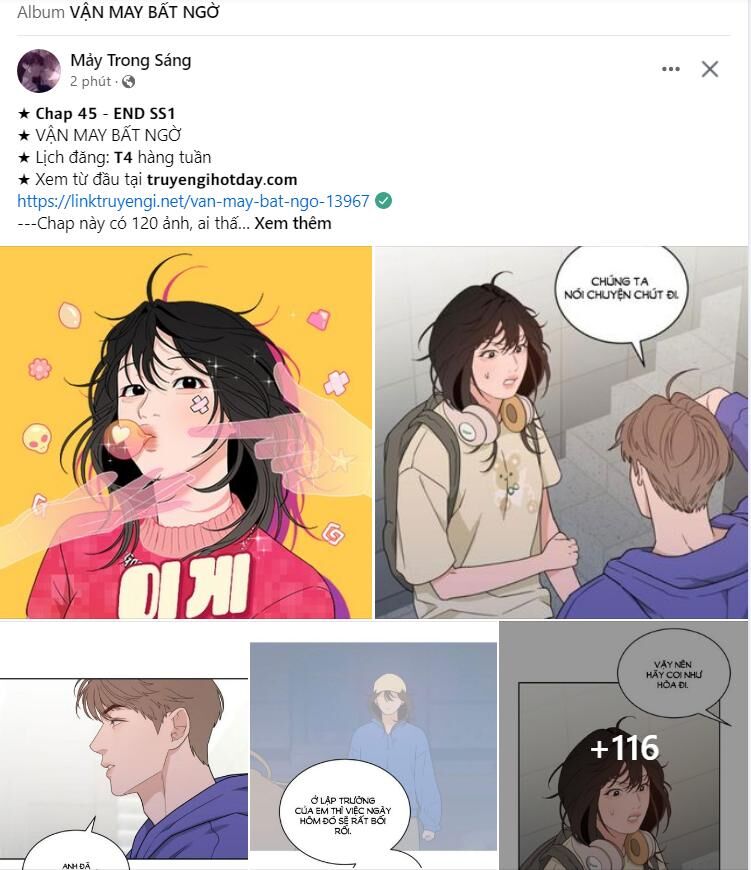 Vận May Không Ngờ Chap 45.1 - Next Chap 46.1