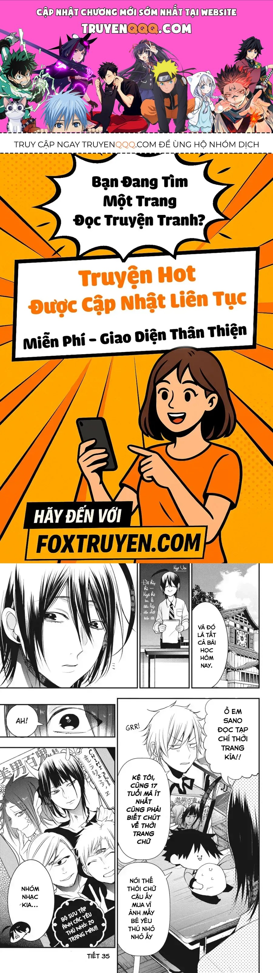 Youkai Gakkou No Seito Hajimemashita! Chap 35 - Next Chap 36