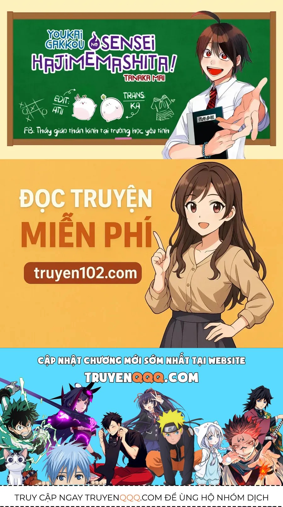 Youkai Gakkou No Seito Hajimemashita! Chap 36 - Next Chap 37