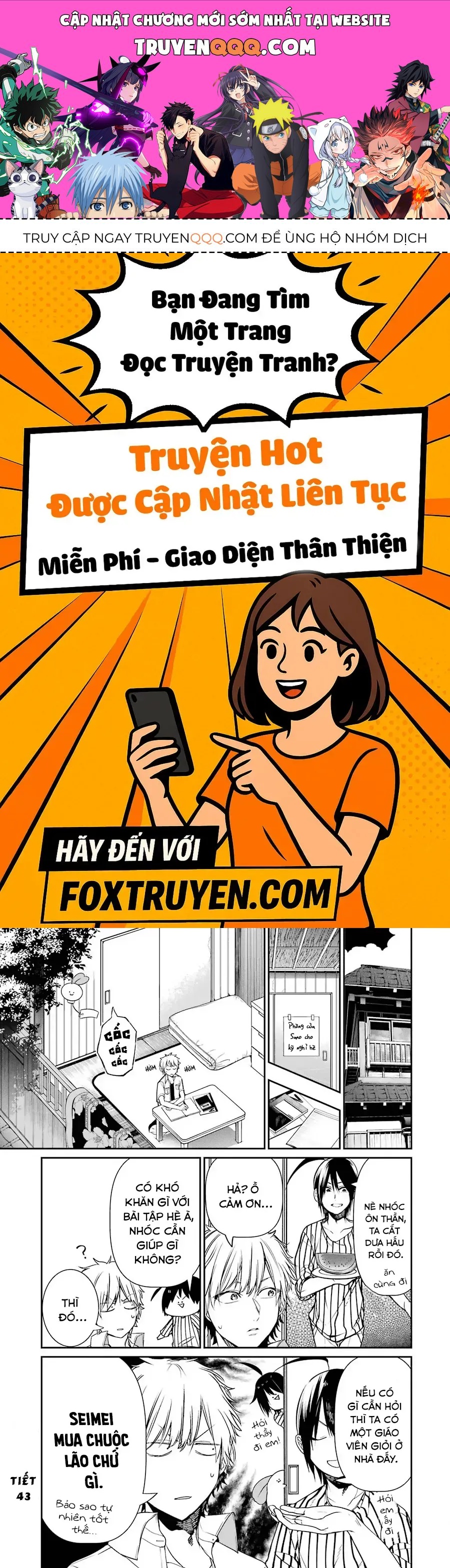 Youkai Gakkou No Seito Hajimemashita! Chap 43 - Next Chap 44