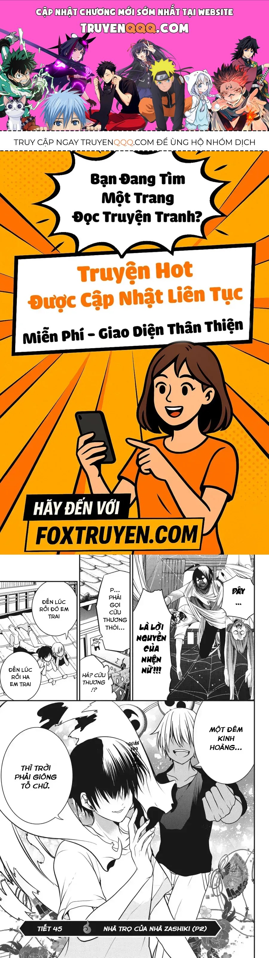 Youkai Gakkou No Seito Hajimemashita! Chap 45 - Next Chap 46