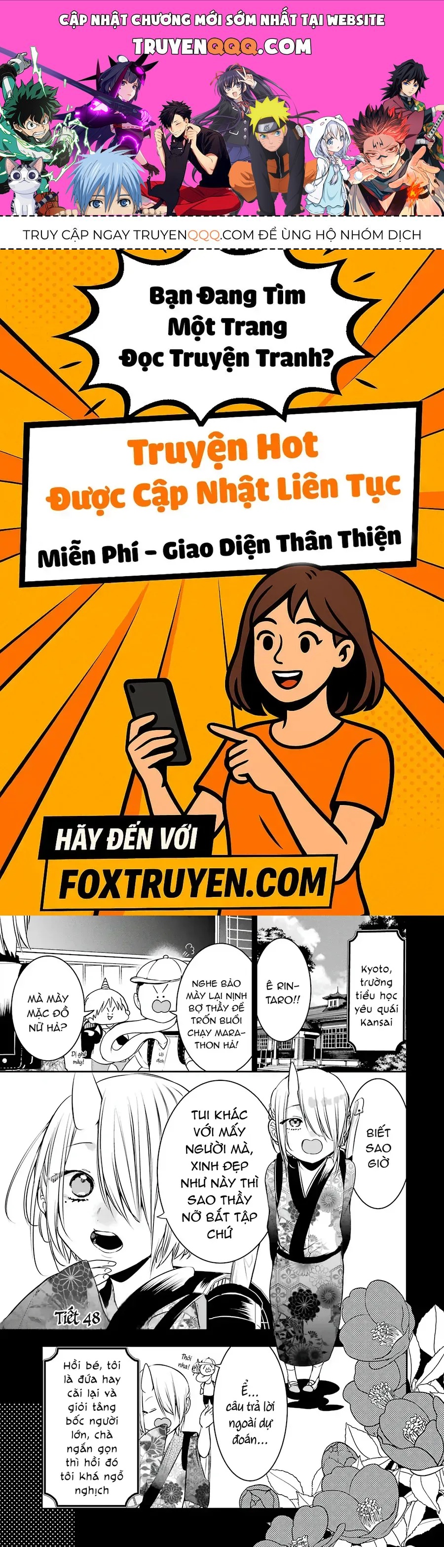 Youkai Gakkou No Seito Hajimemashita! Chap 48 - Next Chap 49