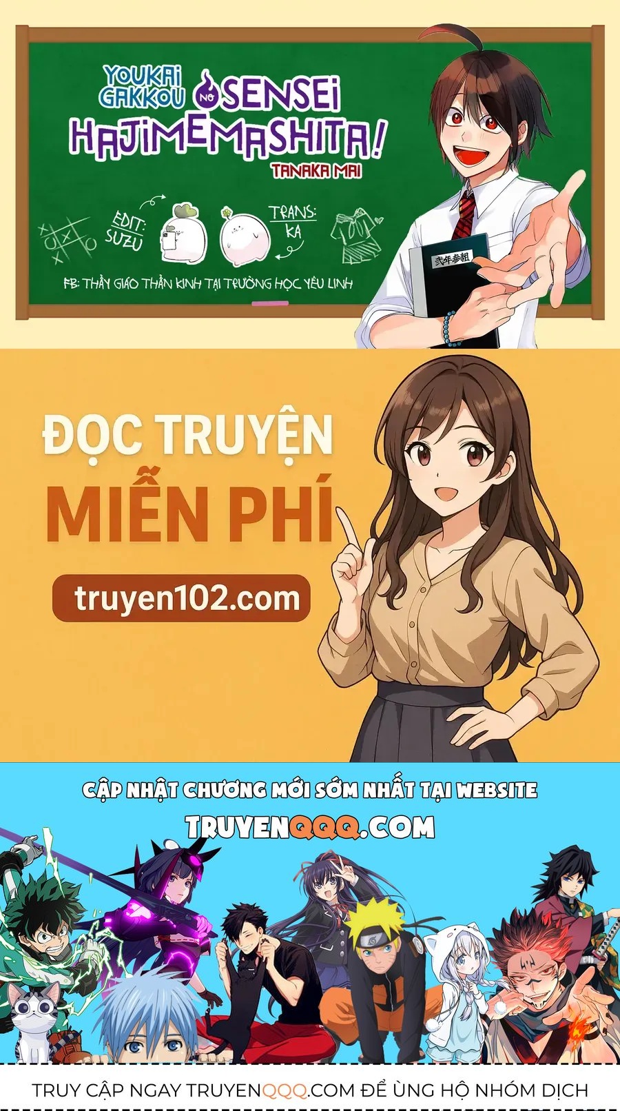 Youkai Gakkou No Seito Hajimemashita! Chap 52 - Next Chap 53