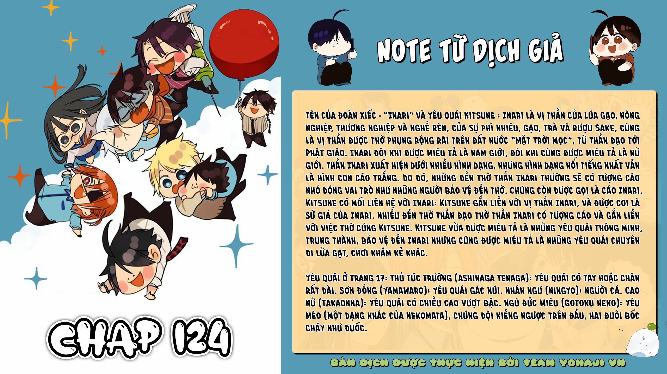 Youkai Gakkou no Sensei Hajimemashita! Chap 124 - Next Chap 125