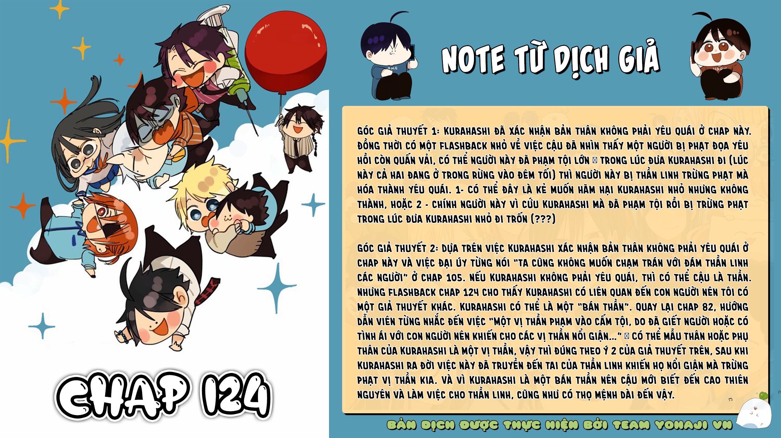 Youkai Gakkou no Sensei Hajimemashita! Chap 124 - Next Chap 125