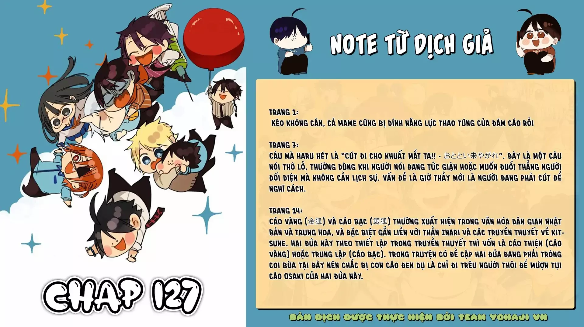 Youkai Gakkou no Sensei Hajimemashita! Chap 127 - Next Chap 128