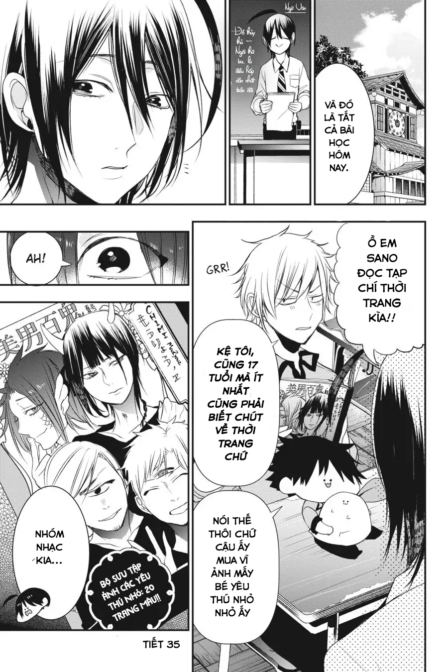 Youkai Gakkou no Sensei Hajimemashita! Chap 35 - Next Chap 36