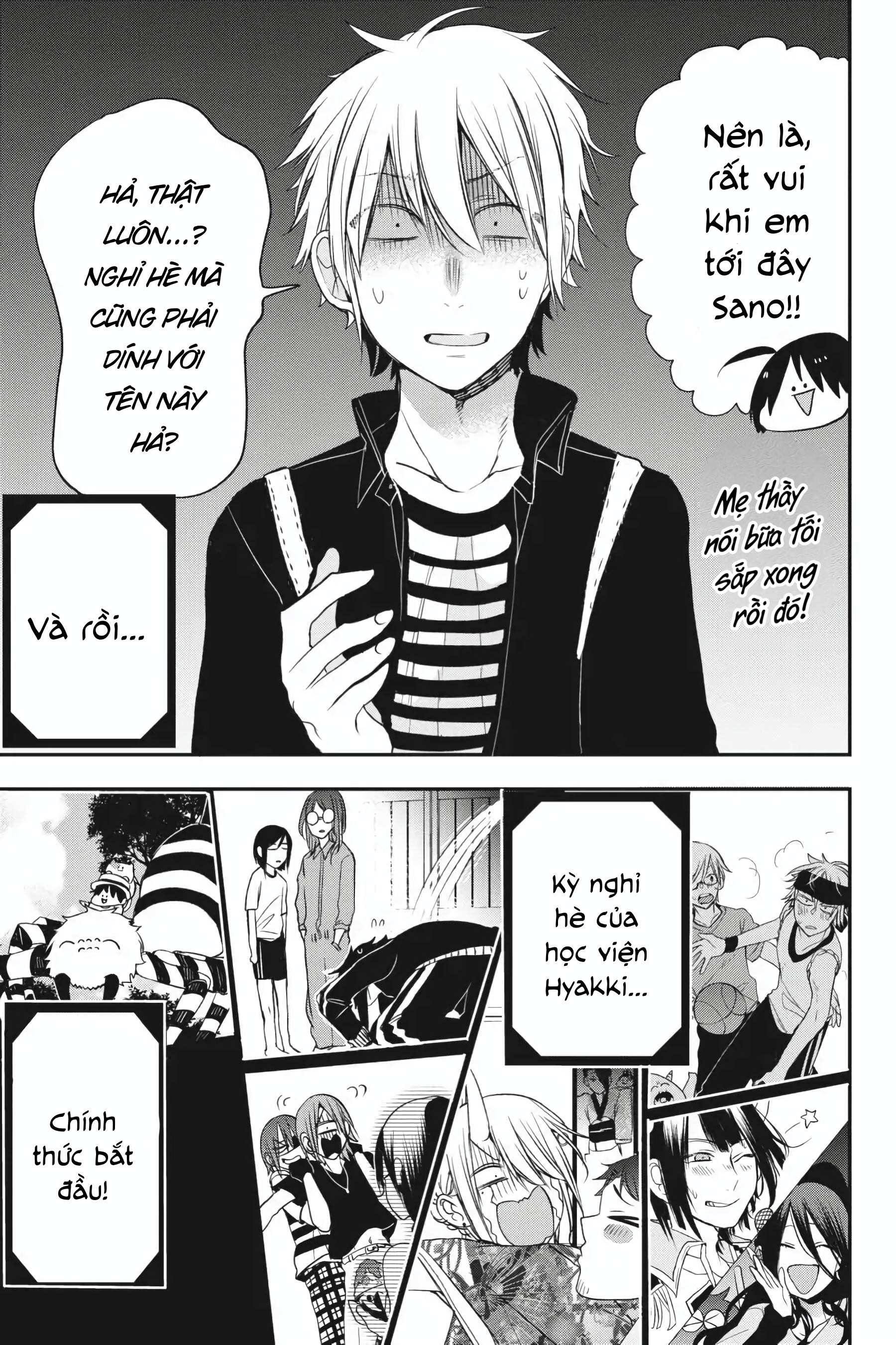 Youkai Gakkou no Sensei Hajimemashita! Chap 40 - Next Chap 41